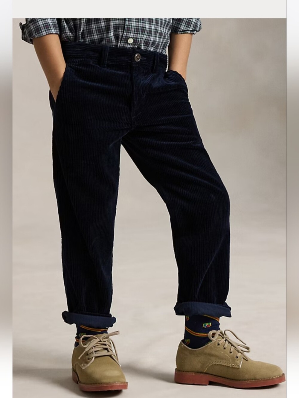 Polo by Ralph Lauren Dark Navy Corduroy Pants - Size 7 Boy